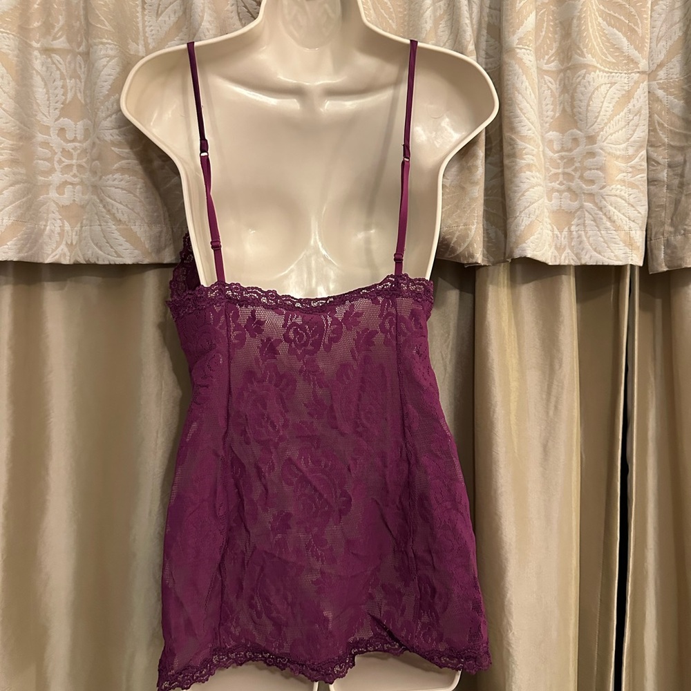 Victoria's Secret Plum Lace Chemise - Picture 3 of 5